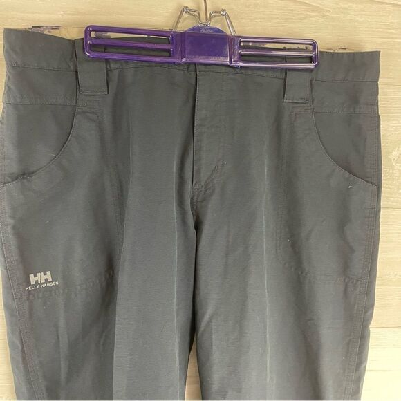 Helly Hansen Snap Wide Leg High Waist Cotton Blend Capri Pants - Picture 2 of 6